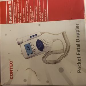 Portable fetal doppler